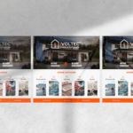 Visitenkarten, Broschüren und weitere Branding-Elemente von iVolTec.